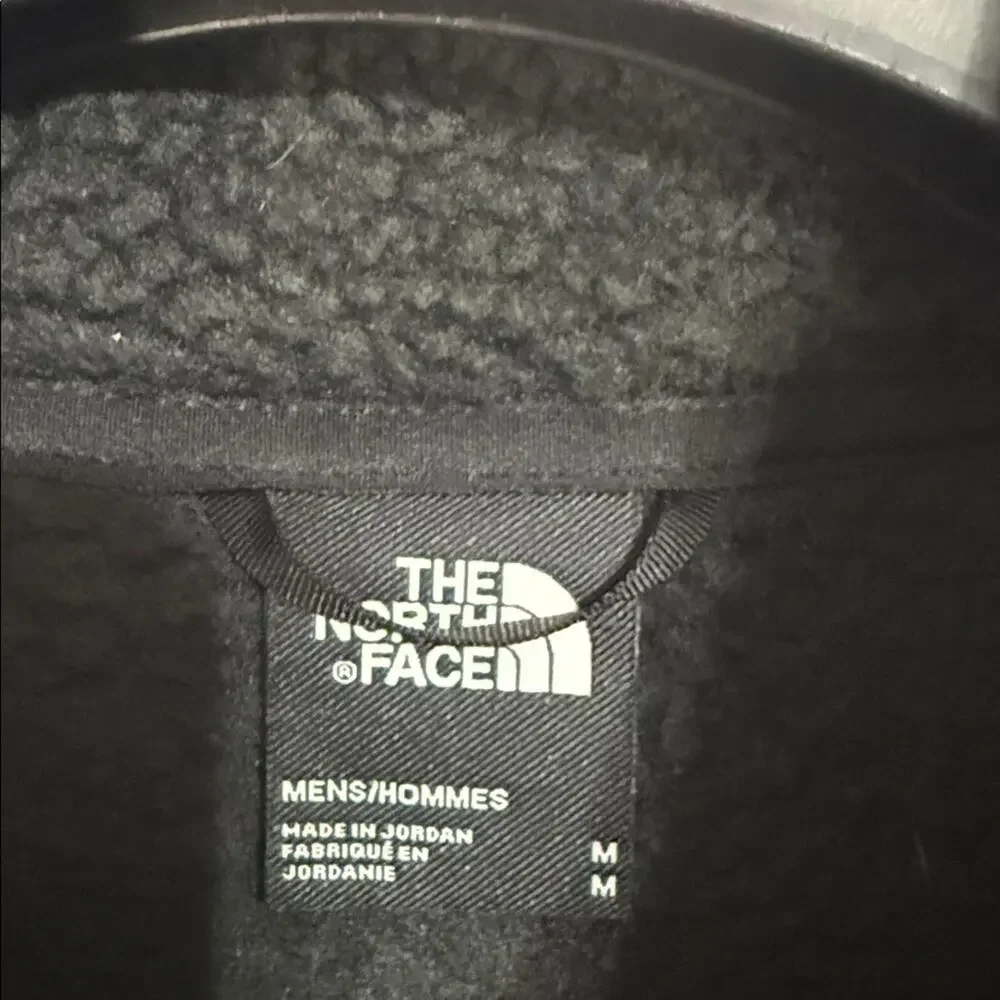 The North Face Men Black Fleece Vest Size M